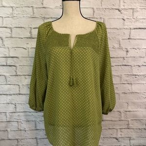 Liz Claiborne sheer blouse large